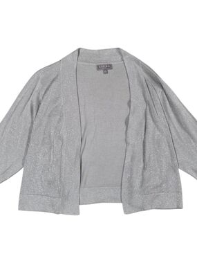 Laura Silver Sparkle Open Cardigan